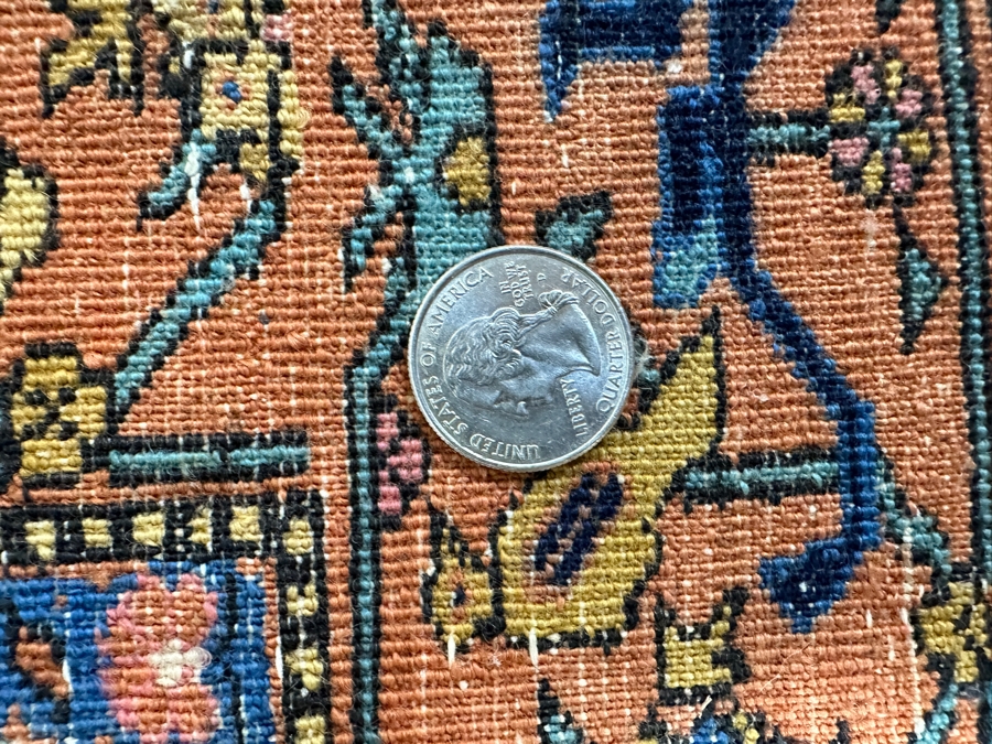 Finely Hand Knotted Wool Persian Area Rug 94.5 X 131 [Photo 15]