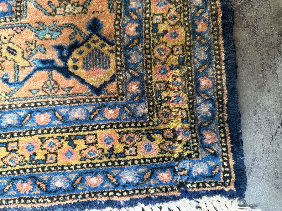 Finely Hand Knotted Wool Persian Area Rug 94.5 X 131 [Photo 10]