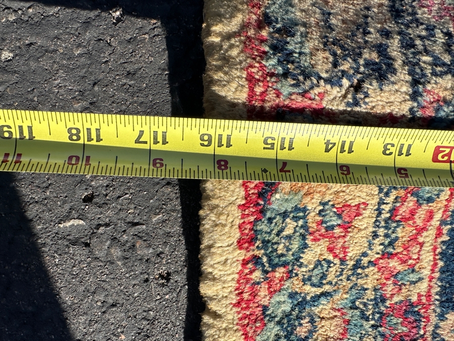 Large Hand Knotted Wool Persian Area Rug Made In Iran - See Photos For Damage 116 X 172 [Photo 10]