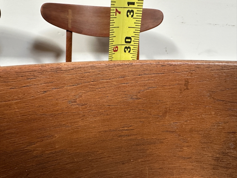 Six Signed Mid-Century Modern Carl Hansen & Son Danish Modern Chairs Designed By Hans J. Wegner Model CH 30 [Photo 19]