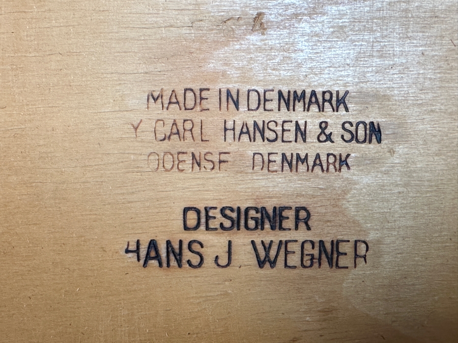 Six Signed Mid-Century Modern Carl Hansen & Son Danish Modern Chairs Designed By Hans J. Wegner Model CH 30 [Photo 10]