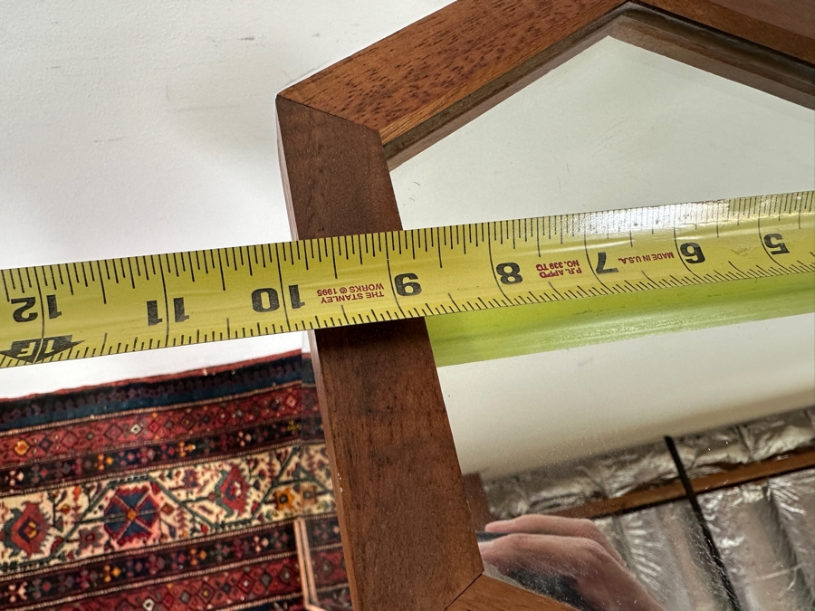 Vintage Mirrored Pedestal Table 10W X 37H [Photo 5]