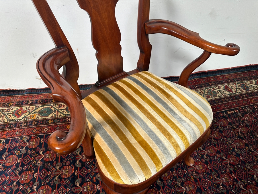 Pair Of Statton Furniture Centennial Cherry Side Chairs [Photo 8]