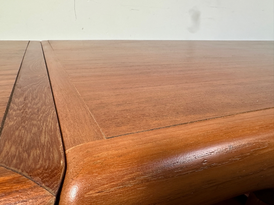 Vintage Mid-Century Danish Modern Johannes Andersen Teak Hidden Leaf Dining Table 67L (120.5L With Leaves In) X 35W X 29H - See Photos [Photo 15]