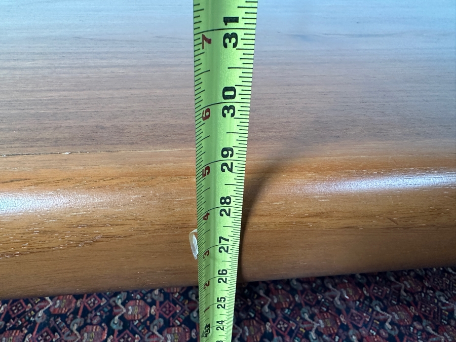 Vintage Mid-Century Danish Modern Johannes Andersen Teak Hidden Leaf Dining Table 67L (120.5L With Leaves In) X 35W X 29H - See Photos [Photo 30]