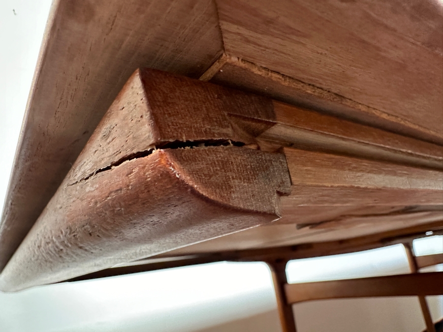 Vintage Mid-Century Danish Modern Johannes Andersen Teak Hidden Leaf Dining Table 67L (120.5L With Leaves In) X 35W X 29H - See Photos [Photo 24]