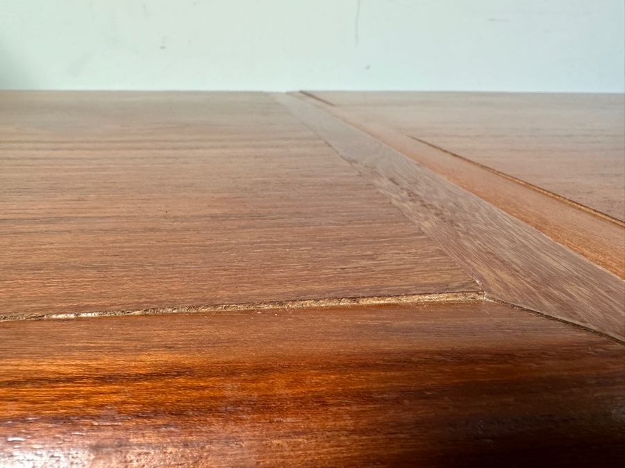 Vintage Mid-Century Danish Modern Johannes Andersen Teak Hidden Leaf Dining Table 67L (120.5L With Leaves In) X 35W X 29H - See Photos [Photo 13]