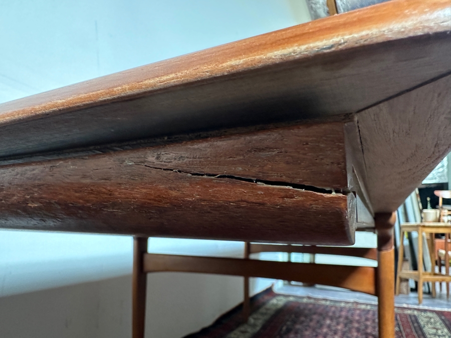 Vintage Mid-Century Danish Modern Johannes Andersen Teak Hidden Leaf Dining Table 67L (120.5L With Leaves In) X 35W X 29H - See Photos [Photo 23]