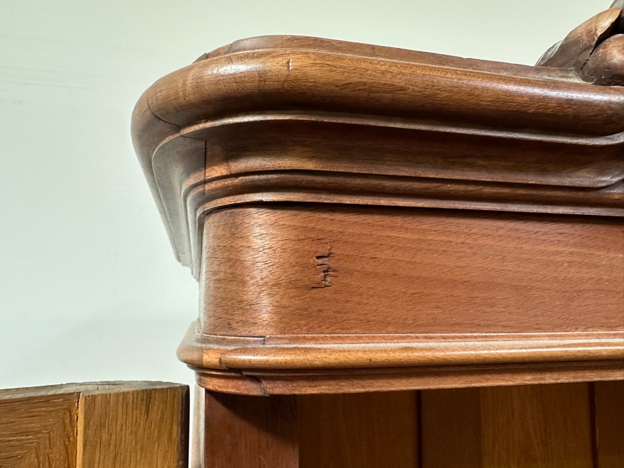 Antique French Carved Wooden Armoire 47W X 23D X 95H [Photo 10]