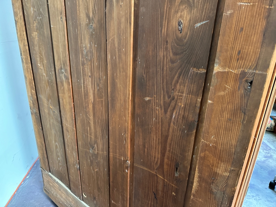 Antique French Carved Wooden Armoire 47W X 23D X 95H [Photo 18]