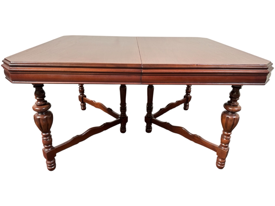 Vintage Wooden Dining Table 53.5L X 42W X 30H [Photo 1]