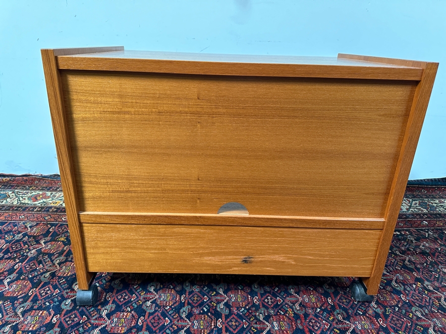 Danish Rolling TV Cabinet Cart 32W X 20D X 26H [Photo 6]