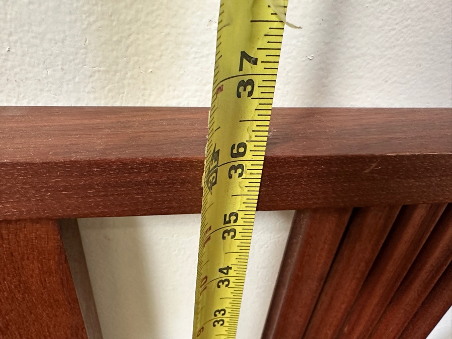 Pair Of Teak Twin Size Headboards (Use As King Headboard) 41W Each X 36H [Photo 7]