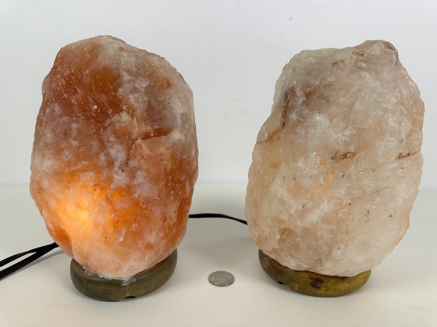 Pair Of Himalayan Salt Lamps 9H [Photo 2]