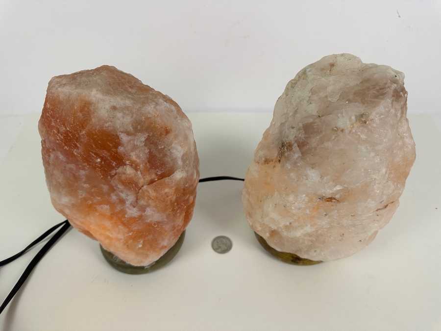 Pair Of Himalayan Salt Lamps 9H [Photo 3]