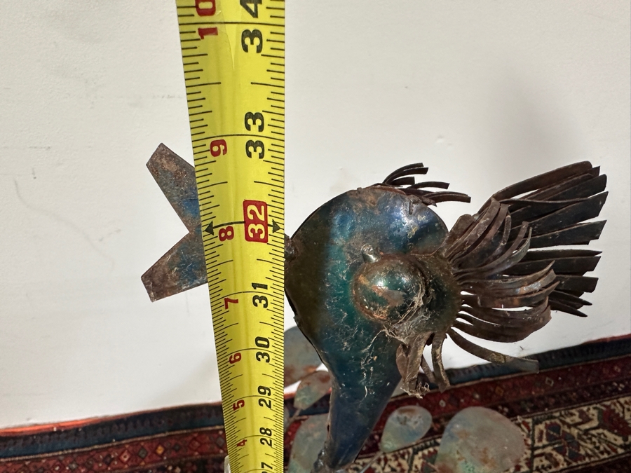 Outdoor Garden Peacock Sculpture 33H [Photo 8]