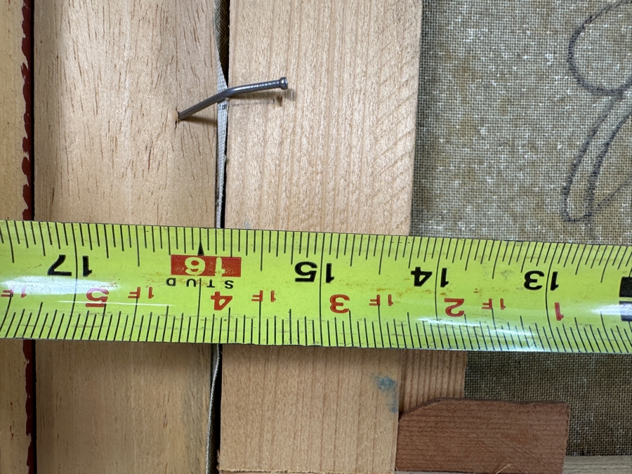 Dino Tronchin (20th Century, Italian) Original Abstract Expressionist Oil Painting On Canvas Artist Signed Lower Left Titled And Signed On Verso 16 X 12 [Photo 9]