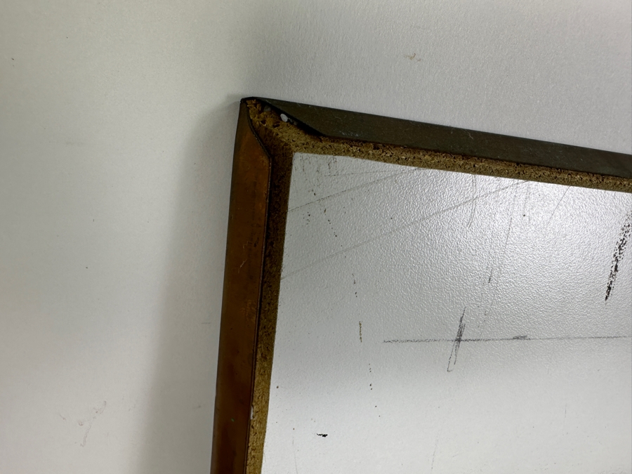 Bruce R. MacDonald (B. 1958, American) Copper Metalic Artwork Signed And Dated 2008 On Verso 23 X 23 [Photo 7]