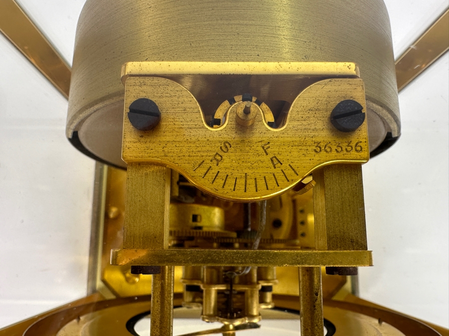 Vintage Le Coultre Atmos Perpetual Motion Atmospheric Clock Switzerland Working S/N 36336 Late 1940's To 1950's 8.25W X 7D X 9H [Photo 10]