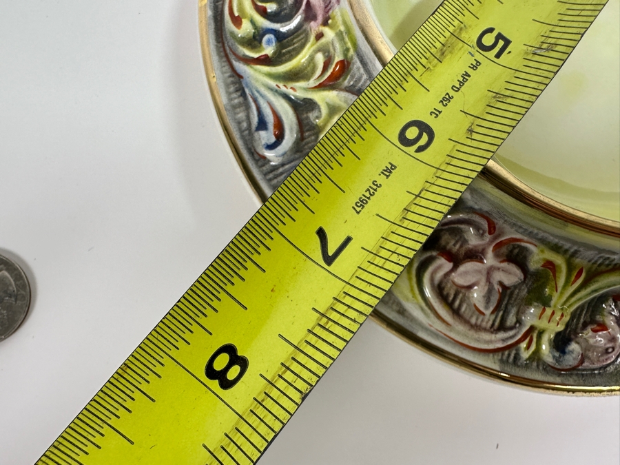 Pair Of Vintage Italian Capodimonte Ashtrays 7W [Photo 9]