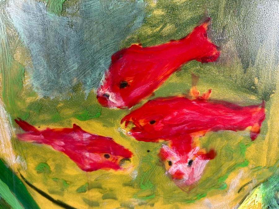 Original Painting On Board After Henri Matisse 'The Goldfish' 28W X 40H [Photo 3]