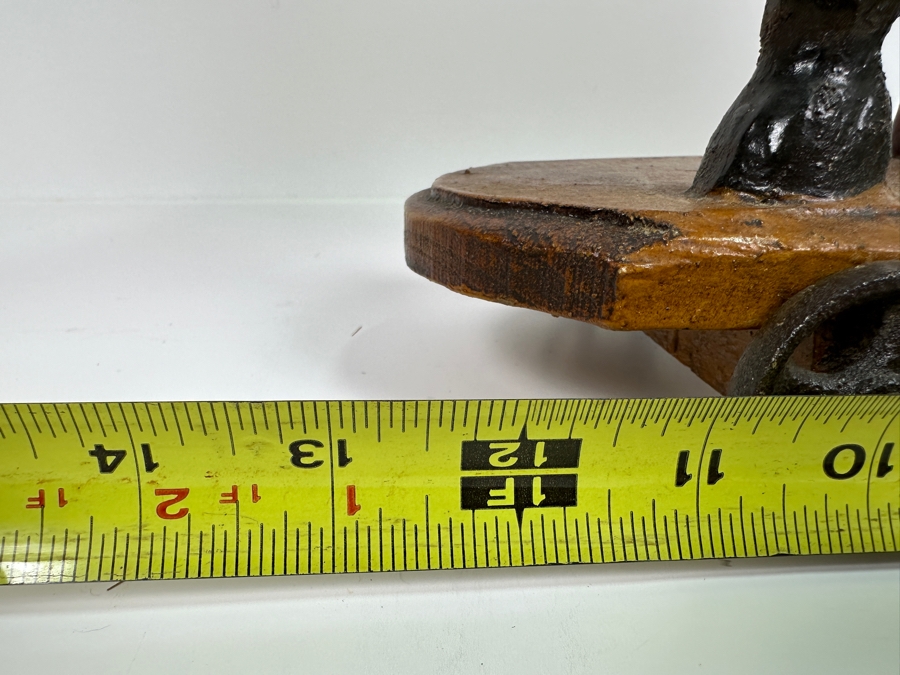 Decorative Reproduction Toy Horse On Metal Wheels 13W X 5D X 14H [Photo 8]