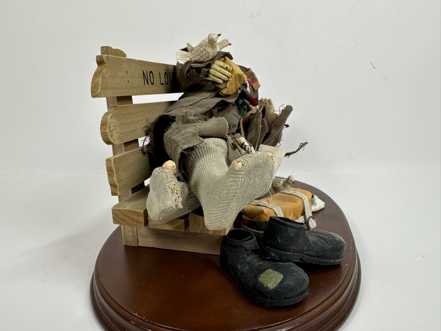 Emmett Kelly Jr Flambro Real Rags Collection 'No Loitering 2' Clown Figurine 13W X 9D X 7H [Photo 6]