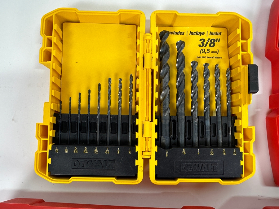 DeWalt And Milwaukee Tools Including Drill Bit Sets [Photo 8]