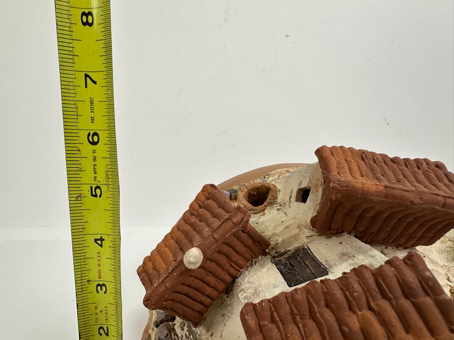 Relief Pottery Village Wall Sculpture Artist Signed From Bolivia 9W X 5D X 16H [Photo 10]