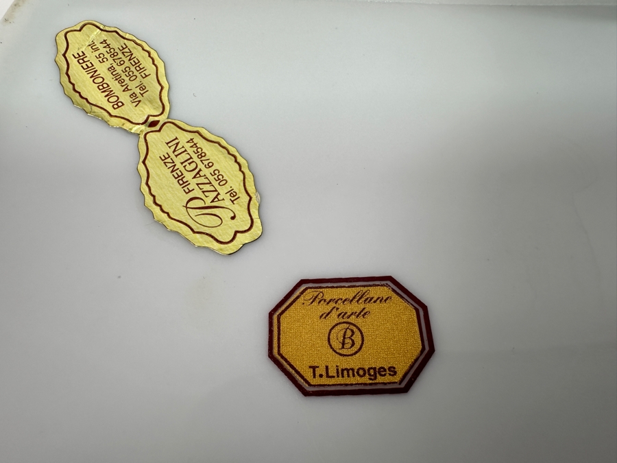 Collection Of Four Porcelain Boxes: (1) T. Limoges, (2) Wedgwood Bone China Wild Strawberry & (1) Ayshford Fine Bone China Staffordshire England Spring Flowers [Photo 6]