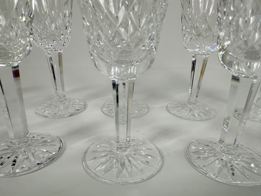 Set of (8) Waterford Crystal Lismore Stemware Glasses 5 1/8'H [Photo 7]