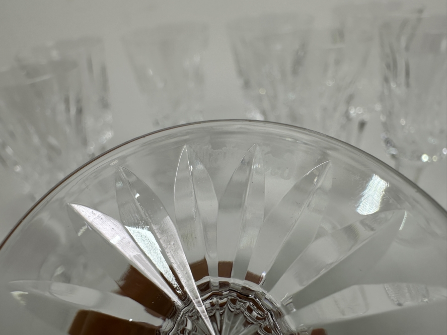 Set of (8) Waterford Crystal Lismore Stemware Glasses 5 1/8'H [Photo 8]