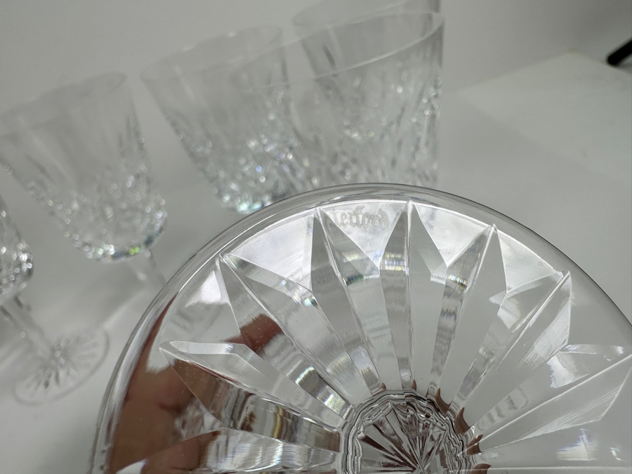 Set of (7) Waterford Crystal Lismore Water Goblet Glasses 6.8'H [Photo 10]