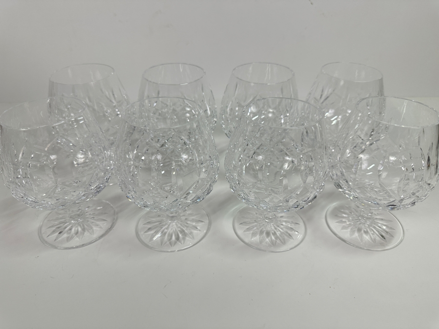 Set of (8) Waterford Crystal Lismore Brandy Glasses 5.25'H [Photo 4]