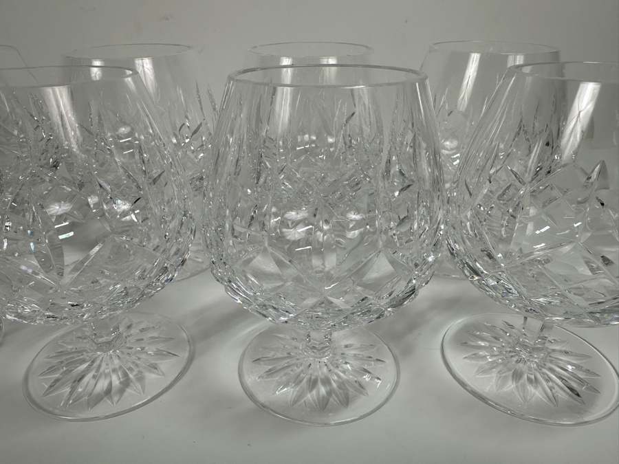 Set of (8) Waterford Crystal Lismore Brandy Glasses 5.25'H [Photo 7]