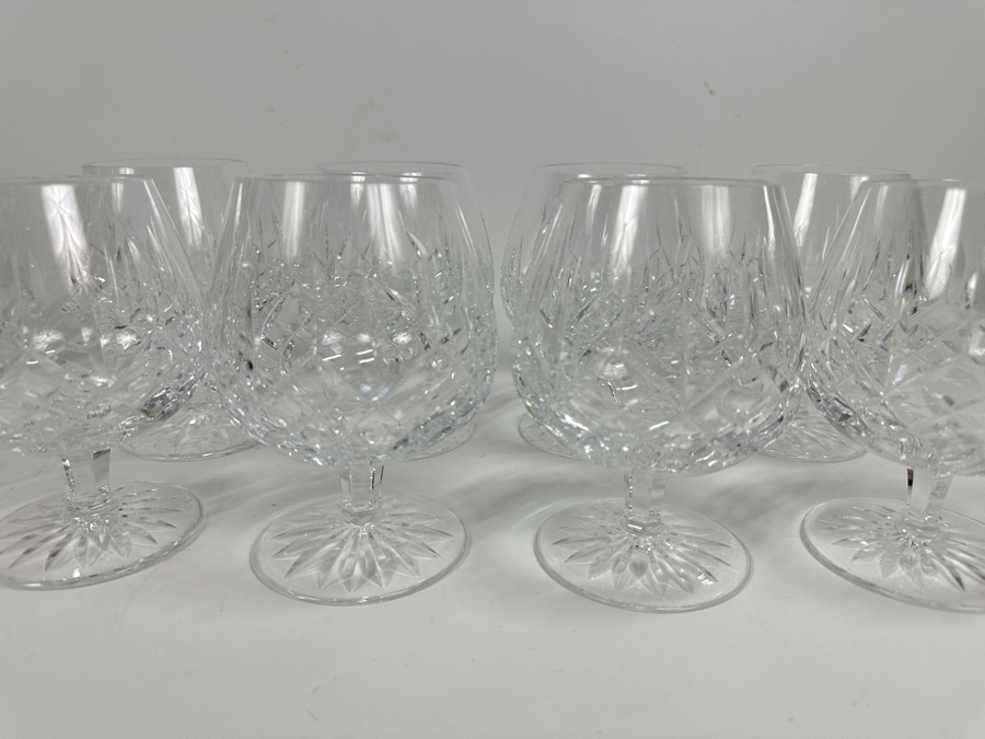 Set of (8) Waterford Crystal Lismore Brandy Glasses 5.25'H [Photo 5]
