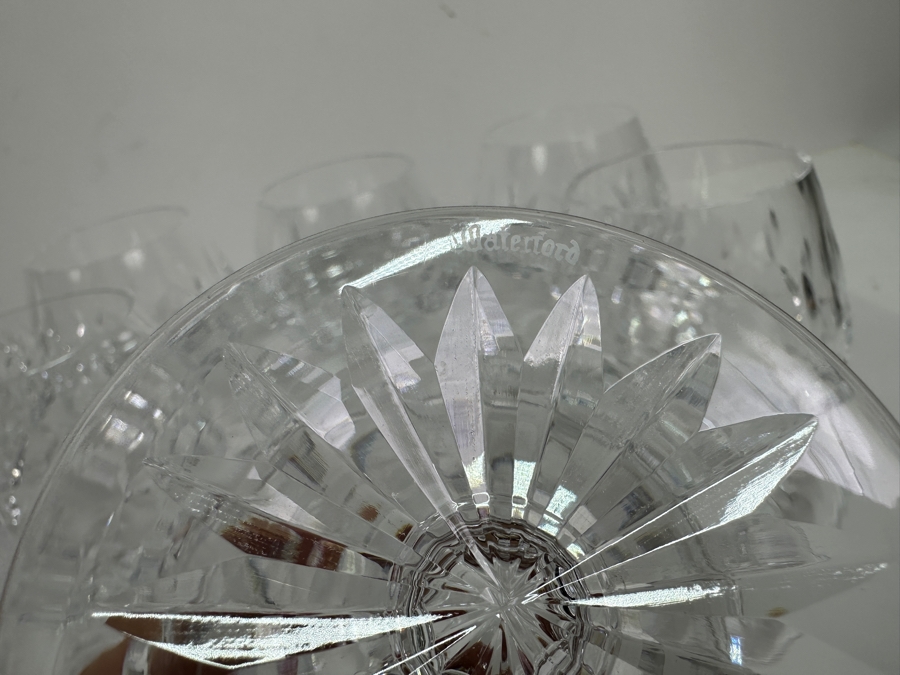 Set of (8) Waterford Crystal Lismore Brandy Glasses 5.25'H [Photo 9]