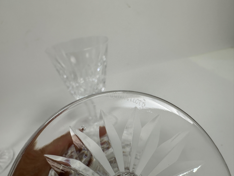 Set of (3) Waterford Crystal Lismore Claret Glasses 5.8'H [Photo 8]