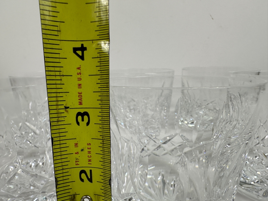 Set of (6) Vintage Waterford Crystal Lismore Double Old Fashioned Glasses 3.5'H [Photo 7]