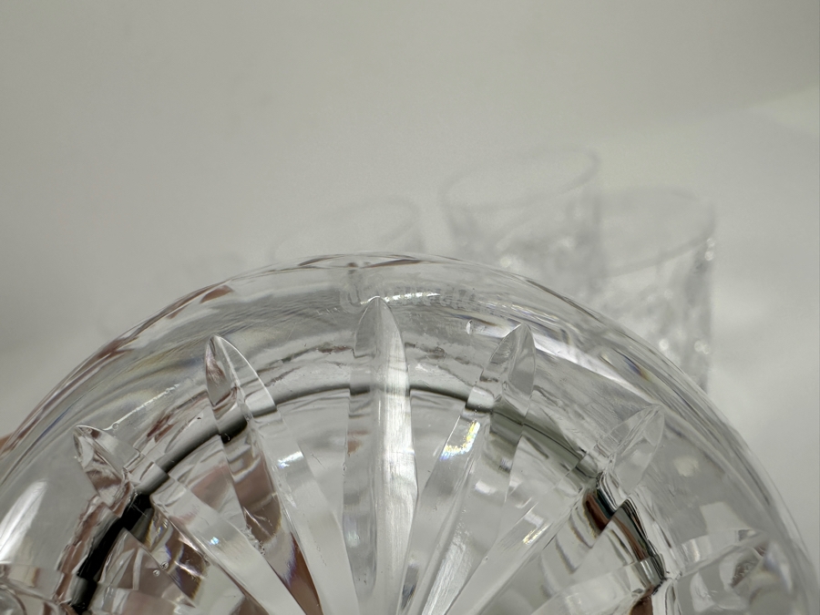 Set of (6) Vintage Waterford Crystal Lismore Double Old Fashioned Glasses 3.5'H [Photo 6]
