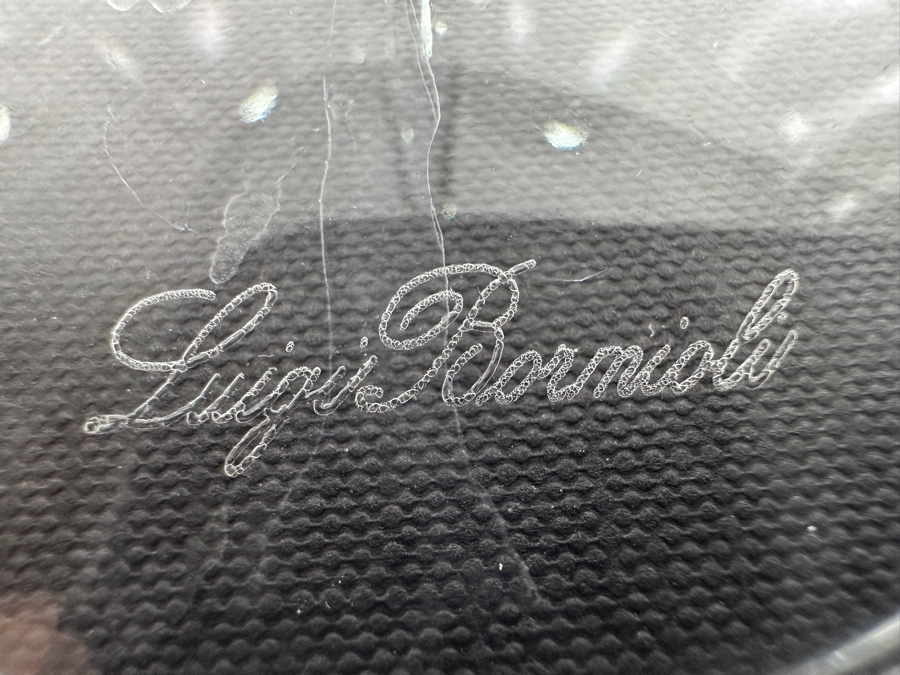 Set of (6) Luigi Bormioli Signed Wine Glasses 9.5'H [Photo 7]