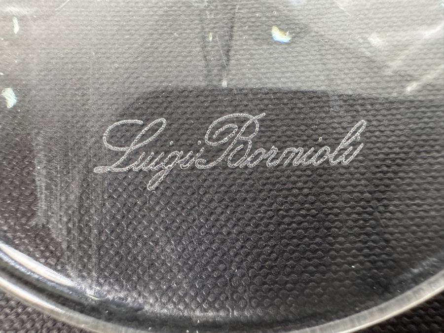 Set of (6) Luigi Bormioli Signed Wine Glasses 9.5'H [Photo 8]