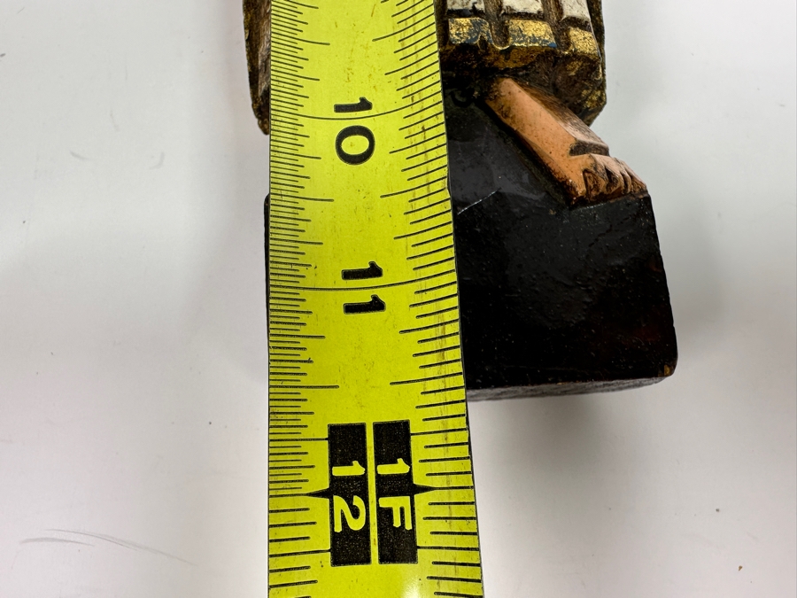 Carved Wooden Jesus Figurine 11.5'H [Photo 7]