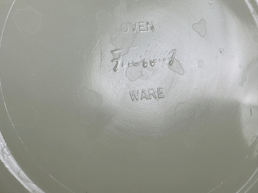 Vintage Fire King Polka Dot Glass Mixing Bowl 9.5W x 6H [Photo 5]