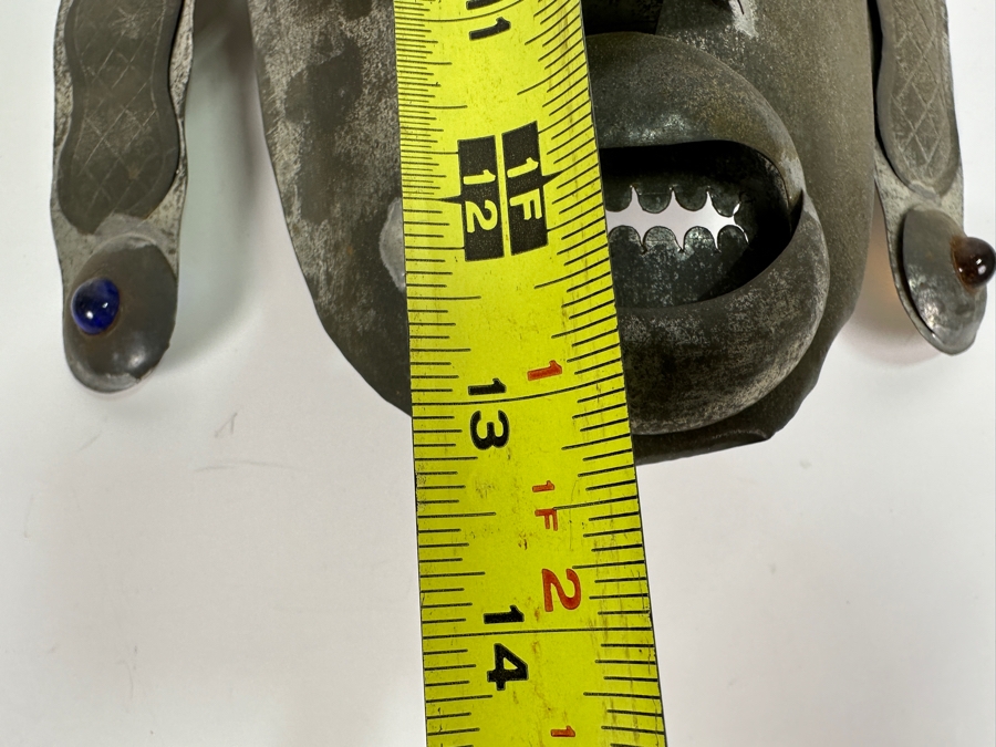 Decorative Mexican Metal Wall Mask 11W X 13H X 3.5D [Photo 6]