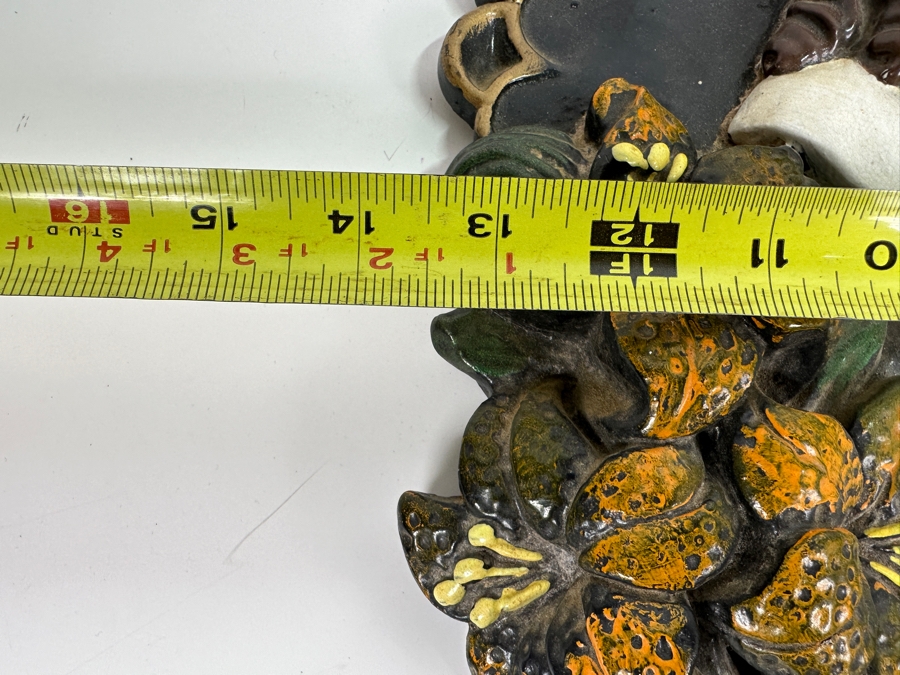 Vintage 1950/60s Mid-Century Signed Jesus Wall Plaque 14W X 19H X 4D [Photo 10]