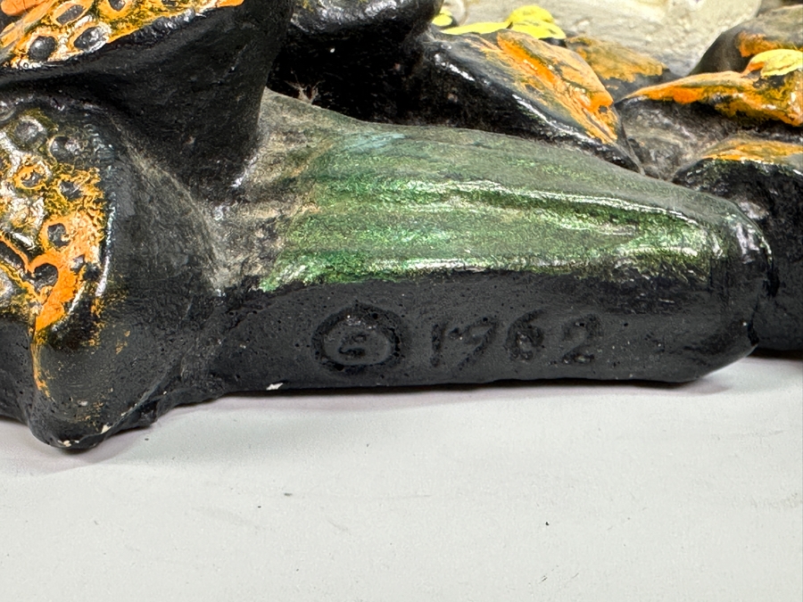 Vintage 1950/60s Mid-Century Signed Jesus Wall Plaque 14W X 19H X 4D [Photo 9]