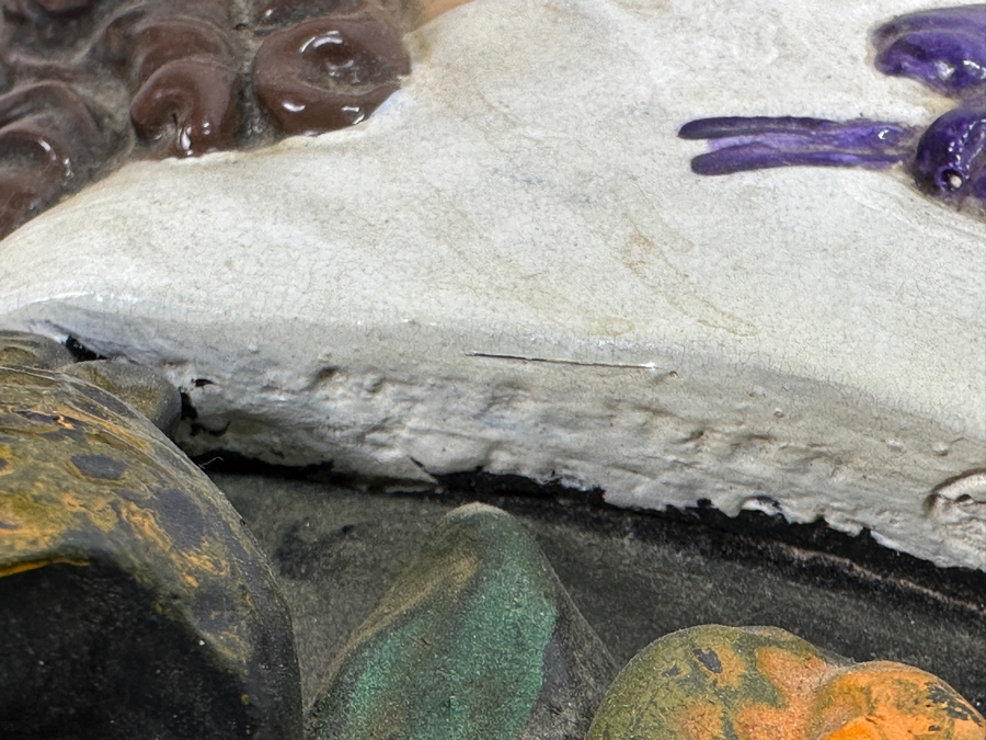 Vintage 1950/60s Mid-Century Signed Jesus Wall Plaque 14W X 19H X 4D [Photo 8]