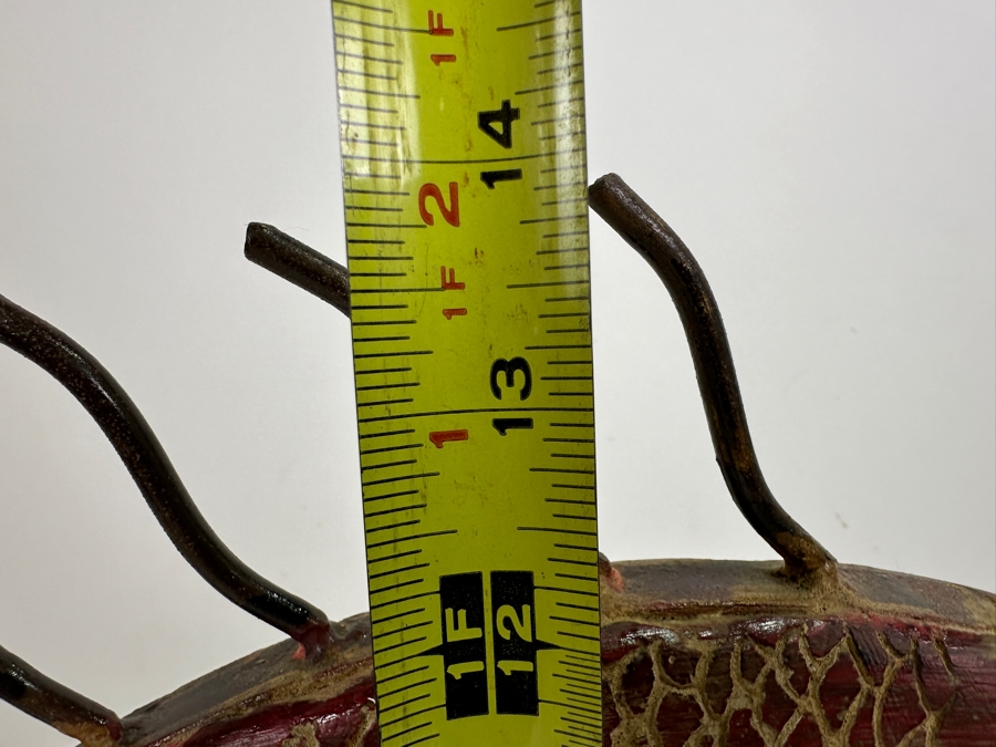 Wood & Metal Fish Sculpture 14W X 14H [Photo 4]