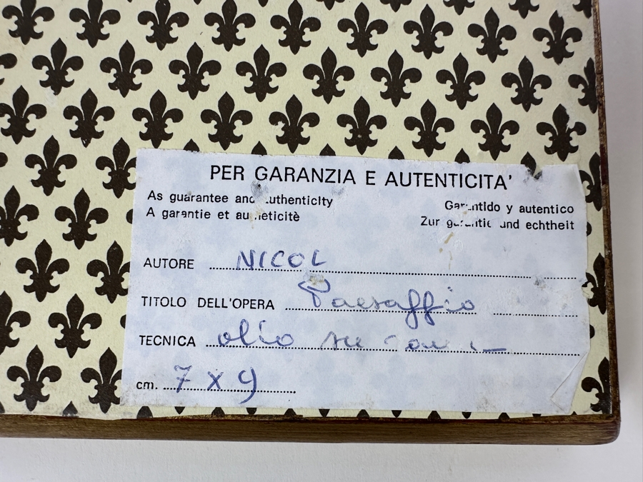 Collection Of Six Framed Original Small Paintings From Various Artists - See Photos [Photo 10]